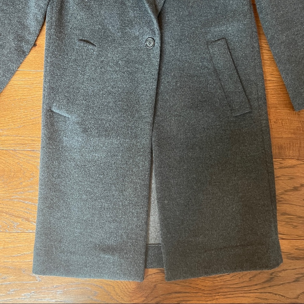 Madewell Monsieur Coat in Dark Gray - Picture 5 of 15